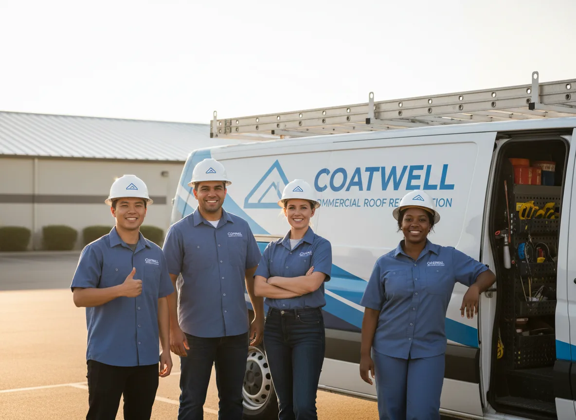 Commercial roof coating company in Saluda, VA